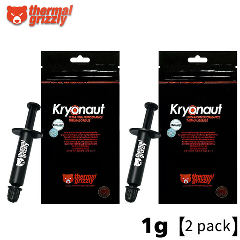 Thermal Paste - Pasta térmica Grizzly Kryonaut 1gx2 para
