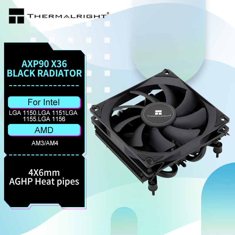 Air Cooler Cpu - Thermalright-enfriador de aire de CPU negro