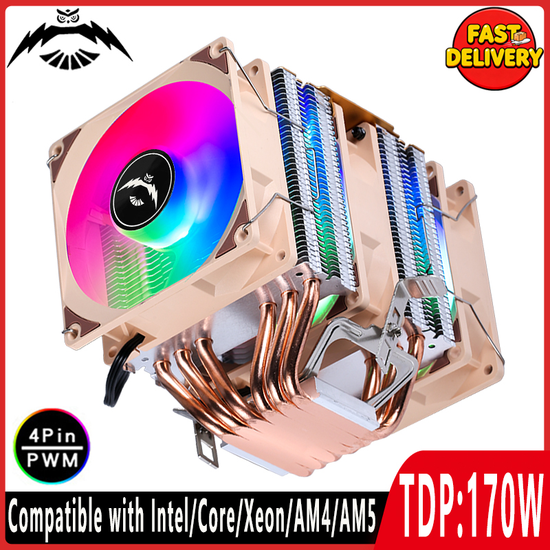 Enfriador de CPU de 4/6 Tubos  - Air Cooler Cpu reseña y precio