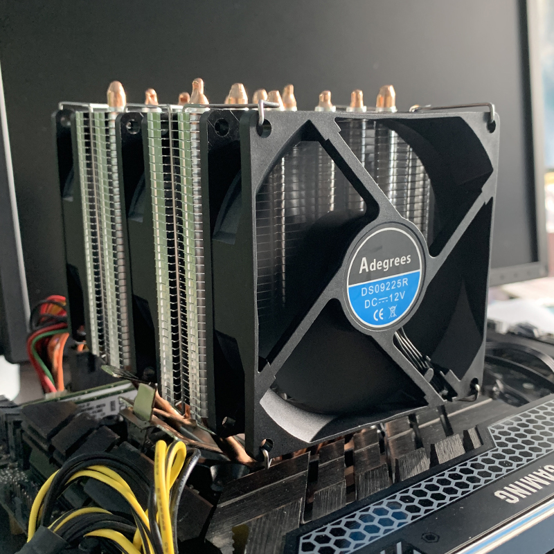 Enfriador de CPU con 6 tubos d - Air Cooler Cpu reseña y precio
